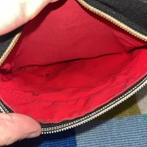 Dooney and Bourke Black Nylon North South Triple Zip Purse Bag thumbnail 5