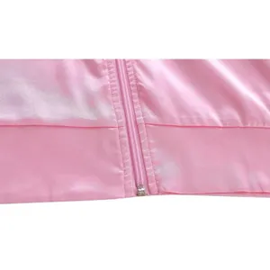 NEW 1950s Pink Ladies Satin Jacket Cosplay Costume M thumbnail 3