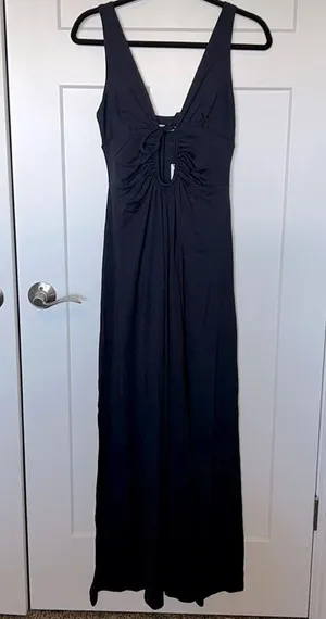 NWT Circle Front Maxi Dress - Midnight thumbnail 2