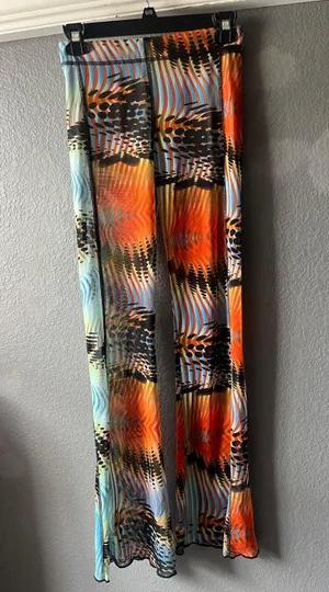 Pattern Mesh Pants thumbnail 1