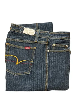 Vintage Y2K Low Rise Dark Wash Jeans thumbnail 3