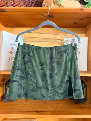 Princess Polly Olive Green Matching Set Skirt Crop Top Y2K Festival Size 8 thumbnail 7