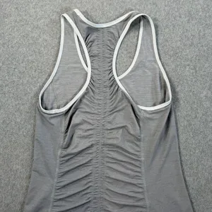 Lululemon Gray Runner Up Racerback Ruched Tank Women's X-Small Active Running thumbnail 8