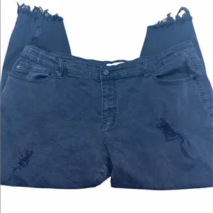 KanCan size 3X black distressed jeans thumbnail 2
