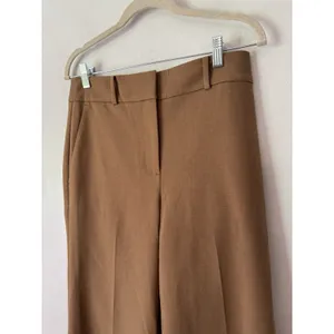 NWT Ann Taylor The Wide Leg Trousers Women’s Size 2 Pleated Brown Career thumbnail 3