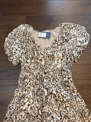 Universal Threads Puff Short Sleeve Midi Dress Size Small NWT - C1-094 thumbnail 4
