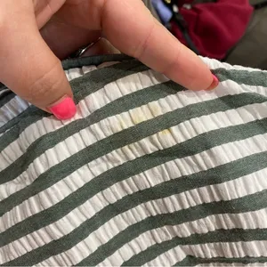 Anthropologie | Cartonnier Striped Romper Tie Waist thumbnail 7