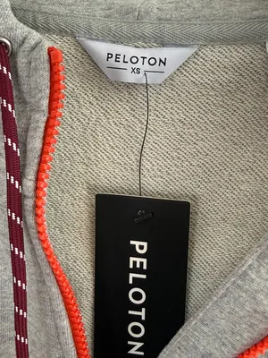 Peloton Women's Gray Relaxed Fit 1/2 Zip Sweatshirt - Size - XS - NWT thumbnail 7