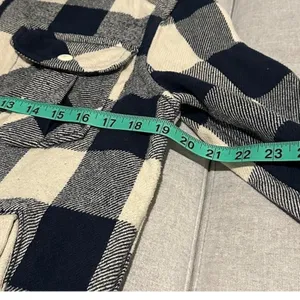 Arizona Jean Co Women‎ Jacket Sz S Buffalo Plaid Flannel Shacket Gorp Outdoors thumbnail 8