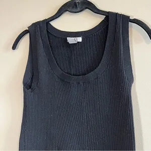 ✨ H&M Women’s Black Sweater Tank Top Small‎ thumbnail 2