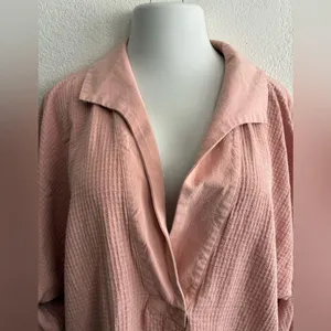 Free People Blush Oversized Cotton Romper XS thumbnail 6