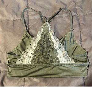 Aerie Olive Green Bralette thumbnail 2