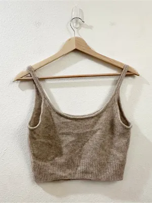 Reformation Women's Varenne Cashmere Scoop Neck Tank Top Size XS thumbnail 5
