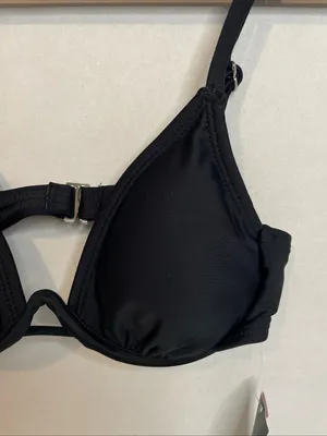 Wild Fable Classic Black Bikini Top w/ Removable Pads. Underwire. Size: XXS (00) thumbnail 6