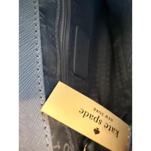 Kate Spade New York Light Blue Leather Crossbody Bag Gold party cocktail casual thumbnail 9