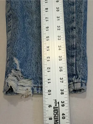 Garage Clothing Vintage Straight Jeans Women’s Sz 01/25 Distressed Raw Hem thumbnail 7