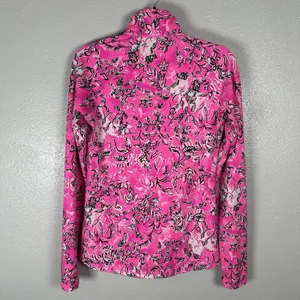 Lilly Pulitzer Luxletic Serena Jacket Womens XS Plumeria Pink UPF 50+ Full Zip thumbnail 4