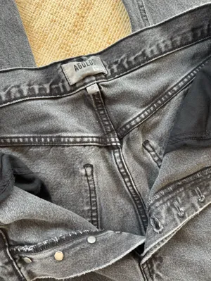 AGOLDE 90’s Pinch Gray Denim Jeans Size 30 Straight Fit Cotton High Rise thumbnail 3