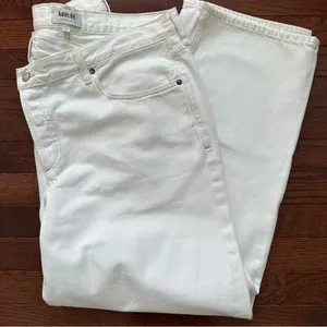 Agolde Criss Cross Wide Leg Denim Jeans 32 thumbnail 8