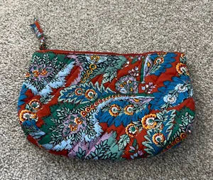 Vera Bradley Flowers + Feathers Pouch  thumbnail 1