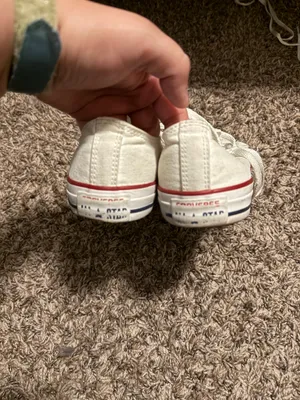 Low Too White Converse All Star Shoes thumbnail 4
