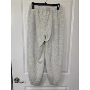 Hollister Gray Sweatpants Fleece Lined Logo Joggers Medium thumbnail 4