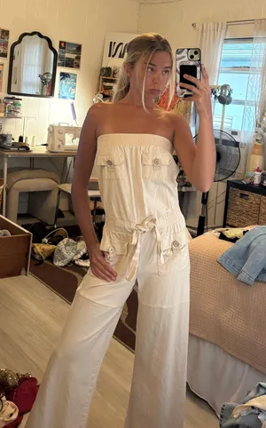Strapless Jumpsuit Size M thumbnail 1