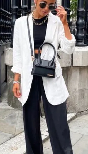 vestique White Blazer thumbnail 1