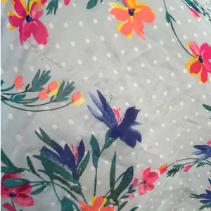 Boutique Kimono Swim Cover Up 0X-1X‎ Blue Floral Open Front Duster Resort Beach thumbnail 11