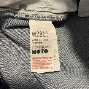 Topshop Moto Dree Frayed Hem Crop Jeans 28 Blue Kick Flare Denim thumbnail 13