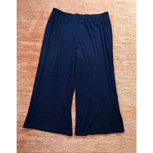 Simonton Says 1X Navy Wide Leg Culottes Pull On Pants thumbnail 4