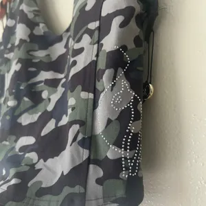 Baby Phat Green Camo Halterneck Top Size Medium thumbnail 7