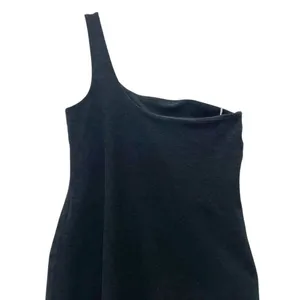 Beyond Yoga One Shoulder Athletic Dress Charcoal Black Size Medium Skort Tennis thumbnail 6