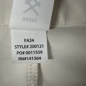 Rhone Birdie Cropped Trouser Pants Womens 6 Light Sand Ivory Golf Stretch thumbnail 6