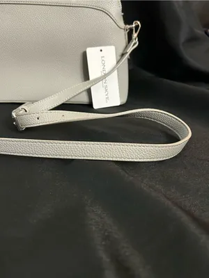 London Skye Women’s Light Grey Satchel Handbag Purse NWT thumbnail 3