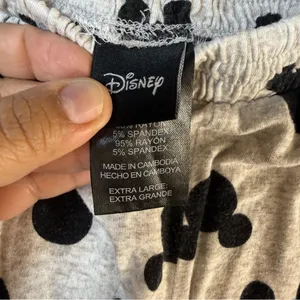 Disney short pajama set Black Mickey Design SZ:XL thumbnail 12