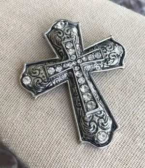 Rhinestone Cross Pendant thumbnail 1