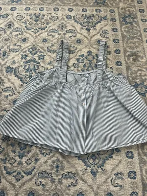 Abercrombie and Fitch Blue Striped Tank thumbnail 2