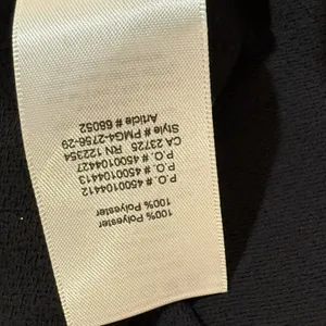 Aritzia Wilfred Macee Top Womens XS Black Peplum Blouse Lightweight Shirt Career thumbnail 6