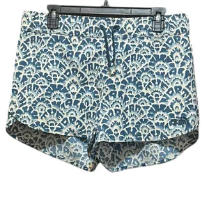 The North Face Class V‎ Mini Blue Geometric Nylon Shorts Size Large thumbnail 2