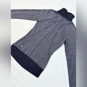 Vintage Runderful 1/2 Zip - Mini Check Pique Heathered Black/Black - 2 thumbnail 10