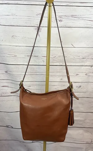 Coach Vintage Legacy Duffle Shoulder Bag Cognac 19889 thumbnail 1