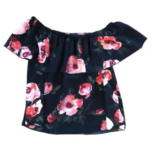 Aritzia Wilfred Promener Blouse Floral Ruffle Top thumbnail 3