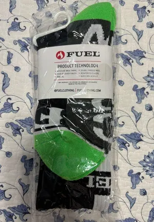 Fuel brand ladies below knee socks Black thumbnail 1