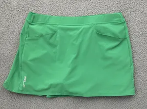 RLX Ralph Lauren Skirt Skort Kelly Green Athletic Golf Tennis Women's Large thumbnail 1