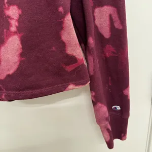 Champion Tie Dye Magenta Hoodie Hooded Sweatshirt thumbnail 5