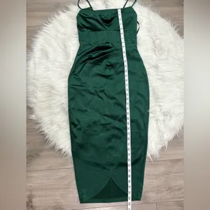 🆕 Windsor Women’s Green Spaghetti Dress Size S thumbnail 9