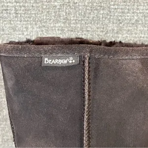 BearPaw Women’s Elle Tall Classic‎ Brown Suede Boots Sz 11 Winter Preppy Comfort thumbnail 9