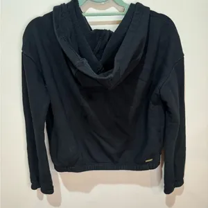 Alala Off Duty Cropped Hoodie Sz‎ Small Black thumbnail 4