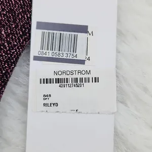 Reformation NWT Riley Mini Skater Fit & Flare‎ Dress in Blush Sparkle Metallic M thumbnail 8